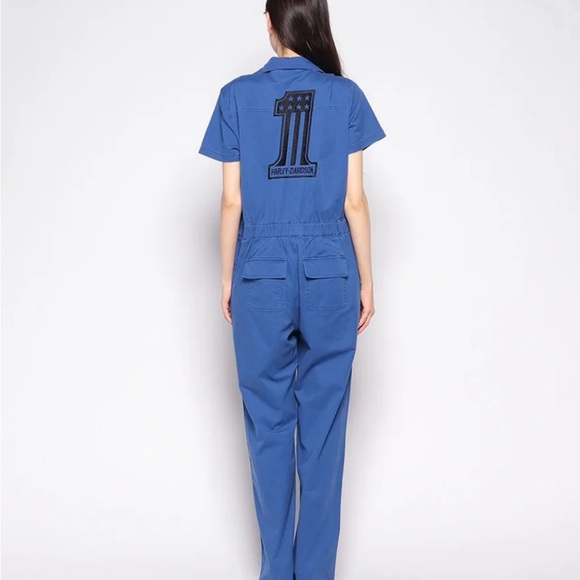 Harley-Davidson Vibrant Blue Coverall - Picture 5 of 11